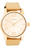 OOZOO 43mm rose gold case / rose gold on brushed sand / sand
