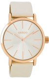 OOZOO 40mm rose gold case / rose gold on brushed champagne / cha