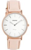 OOZOO 36mm matt blush pink alu case / silver on white / blush pi