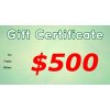 Gift Certificate $500.00