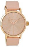 OOZOO 40mm rose gold case / rose gold on brushed dusty pink / du
